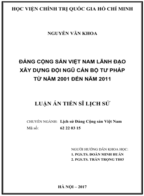 Luận án Nghiên cứu đặc điểm nông sinh học liên quan đến khả năng chịu hạn và một số biện pháp kỹ thuật canh tác lúa cạn địa phương tại vùng Tây Bắc Việt Nam