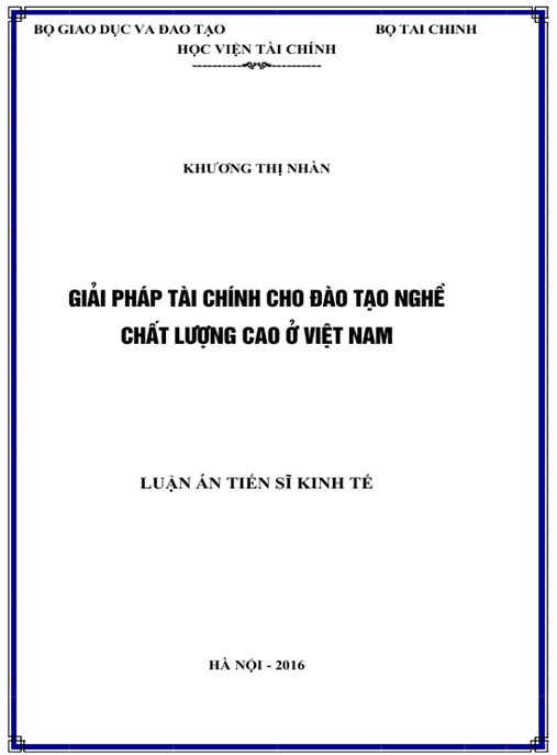 Luận án Nghiên cứu phương pháp bình sai ổn định mạng lưới độ cao quốc gia trong hệ độ cao dựa trên mặt geoid cục bộ ở Việt Nam