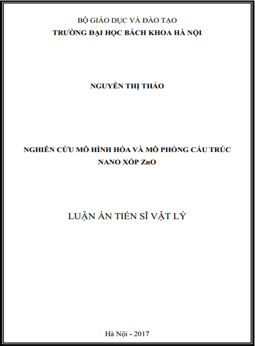 Luận án Chính sách đối ngoại của Hoa Kỳ từ sau Nội chiến đến kết thúc Chiến tranh thế giới thứ nhất (1865-1918)