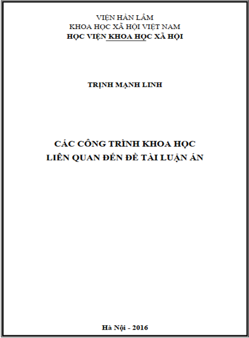 Luận án Đặc khu kinh tế – Kinh nghiệm của Trung Quốc và đề xuất chính sách cho Việt Nam