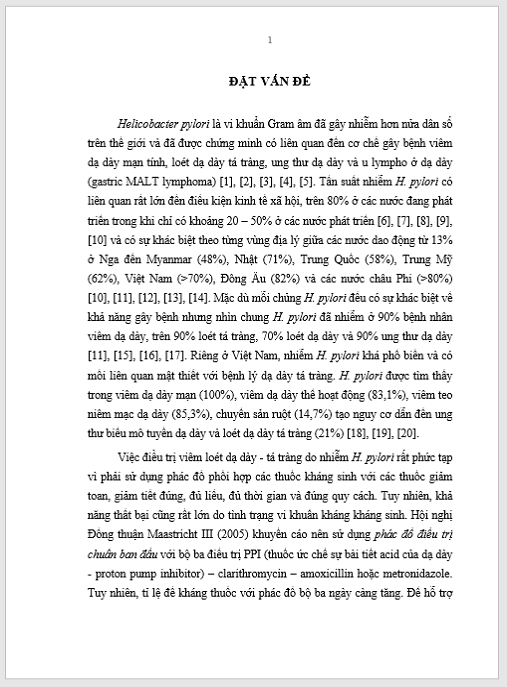 Luận án Nghiên cứu chế tạo globulin miễn dịch từ trứng gà (IgY) kháng urease của vi khuẩn Helicobacter pylori.