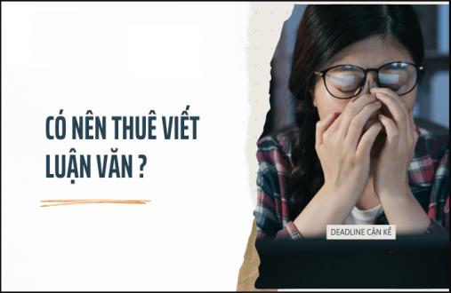 Mua Luận Văn Thạc Sĩ – Có Nên Hay Không?