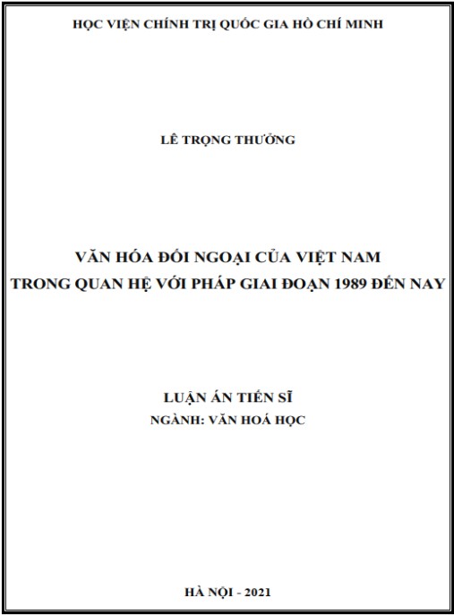 Luận án Chất lượng đội ngũ cán bộ kỹ thuật quân sự trong điều kiện cách mạng công nghiệp lần thứ tư