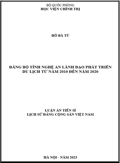 Luận án Các chiến lược thuyết phục trong các bài diễn văn tranh cử tổng thống của Hillary Clinton và Donald Trump trên bình diện phân tích diễn ngôn phê phán