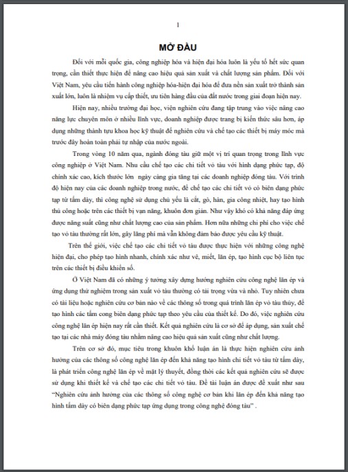 Luận án Nghiên cứu ảnh hưởng của các thông số công nghệ cơ bản khi lăn ép đến khả năng tạo hình tấm dày có biên dạng phức tạp ứng dụng trong công nghệ đóng tàu