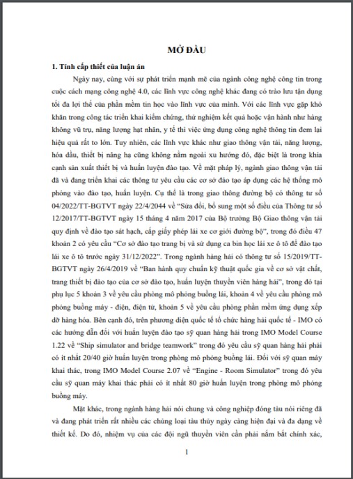 Luận án Nghiên cứu phát triển hệ thống mô phỏng chuyển động tàu thuỷ với sàn treo ba bậc tự do ứng dụng thuật toán điều khiển hiện đại