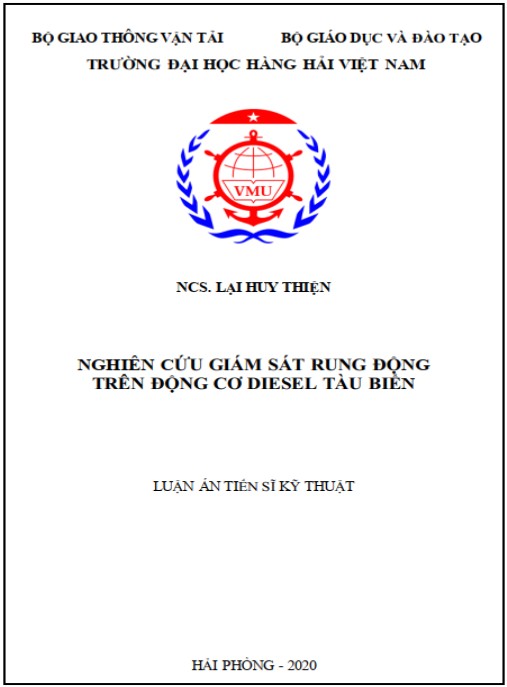 Luận án Nghiên cứu giám sát rung động trên động cơ diesel tàu biển