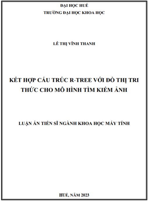 Luận án Phát triển mô hình tìm kiếm ảnh theo tiếp cận cây R-Tree
