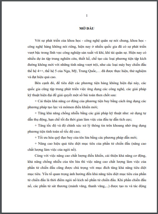 Luận án Nghiên cứu nâng cao chất lượng ngòi nổ có lắp cảm biến không tiếp xúc
