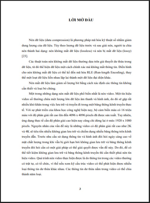 Luận án Nghiên cứu ứng dụng kỹ thuật Fractal vào nén trong ảnh video